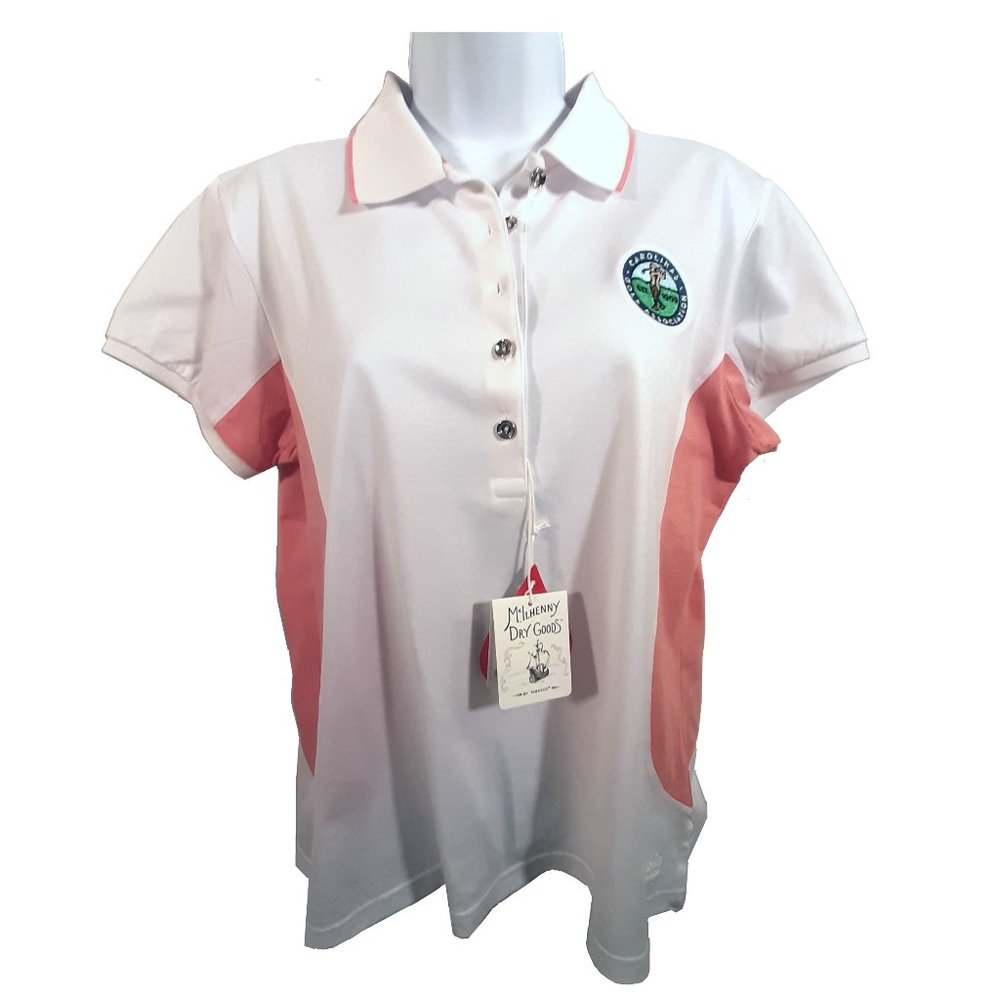 McIlhenny Dry Goods Women's White Polo Shirt (M)